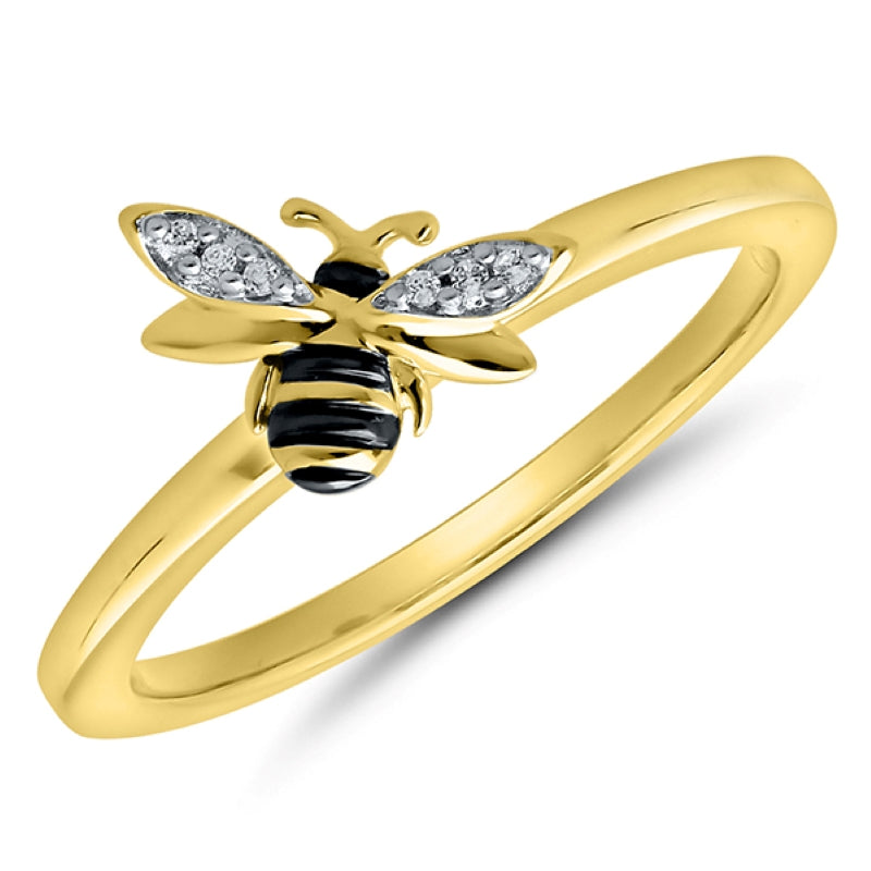 Diamond 'Bee' Fashion Ring