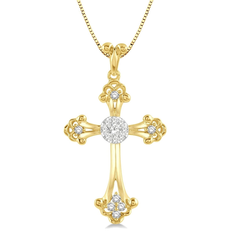 Diamond Cross Lovebright Pendant