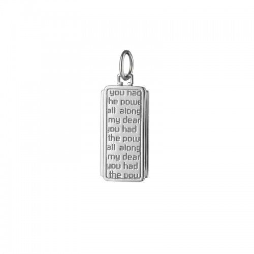 "Power" Dorothy Sterling Silver Charm