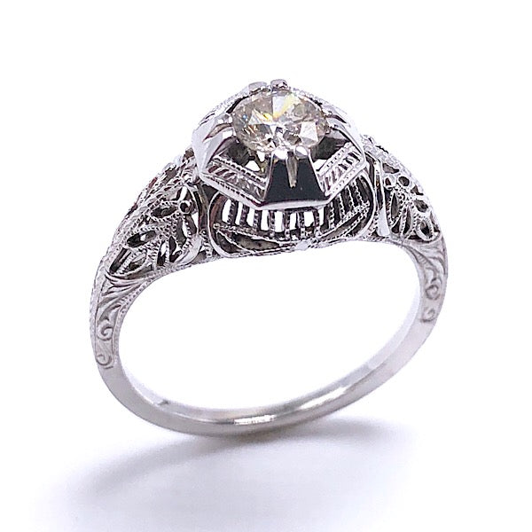 Estate Diamond Engagement Ring