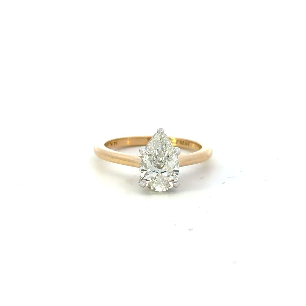 Diamond Engagement Ring- Pear