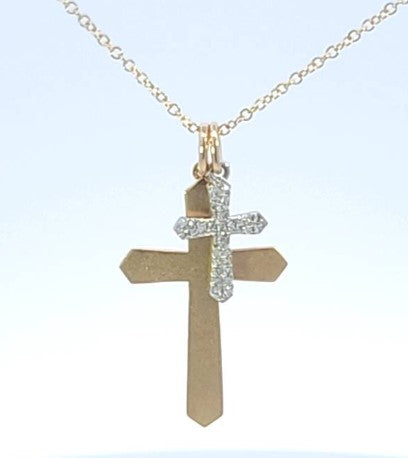 Shy Double Diamond Cross
