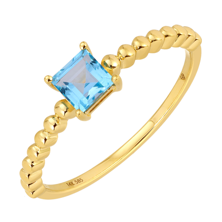 Blue Topaz Ring