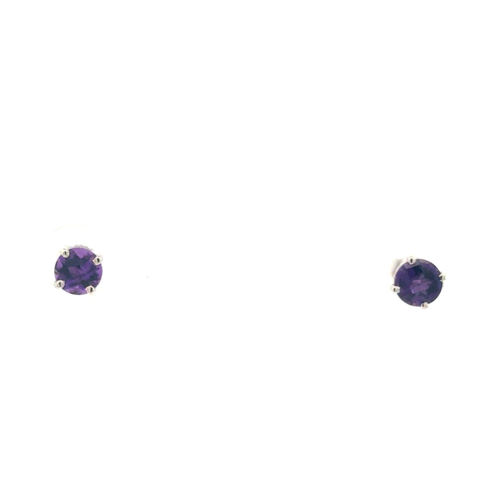 Amethyst Studs