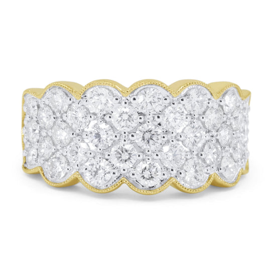 Multi Diamond Wedding Anniversary Band