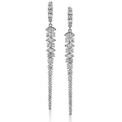 Simon G. Diamond Drop Earrings