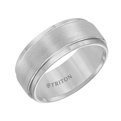 Tungsten Wedding Band in Brushed Finish