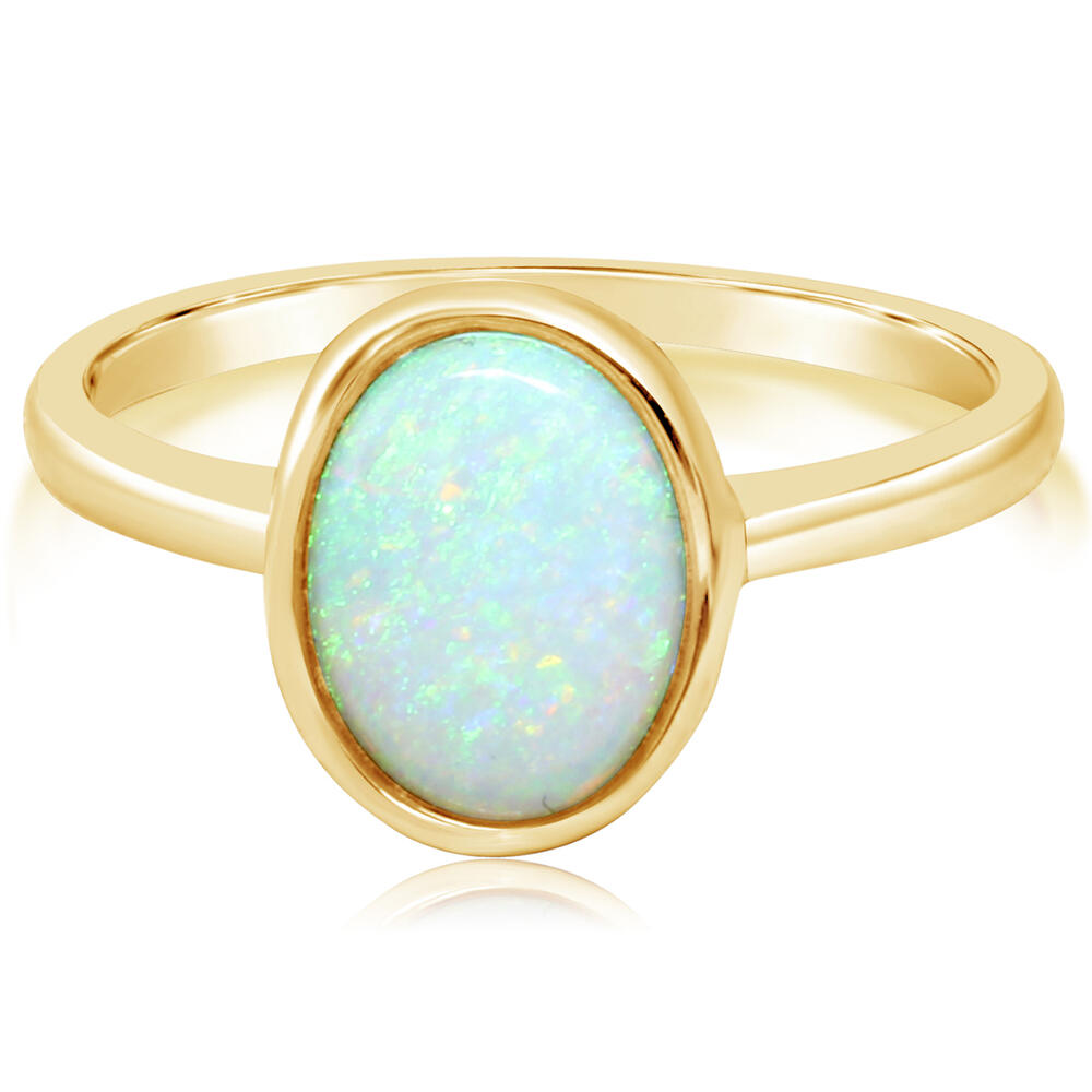 Oval Opal Austrailian Ring