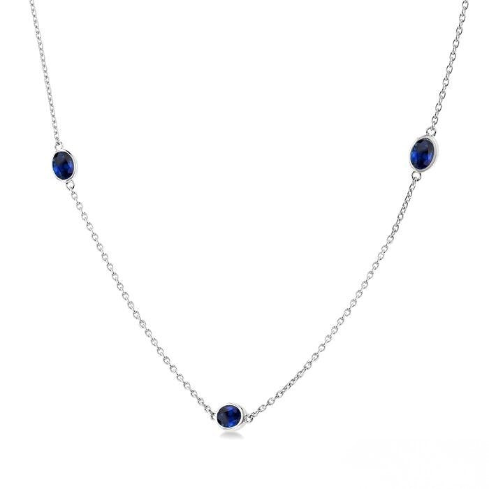 Sapphire By The Yard Necklace