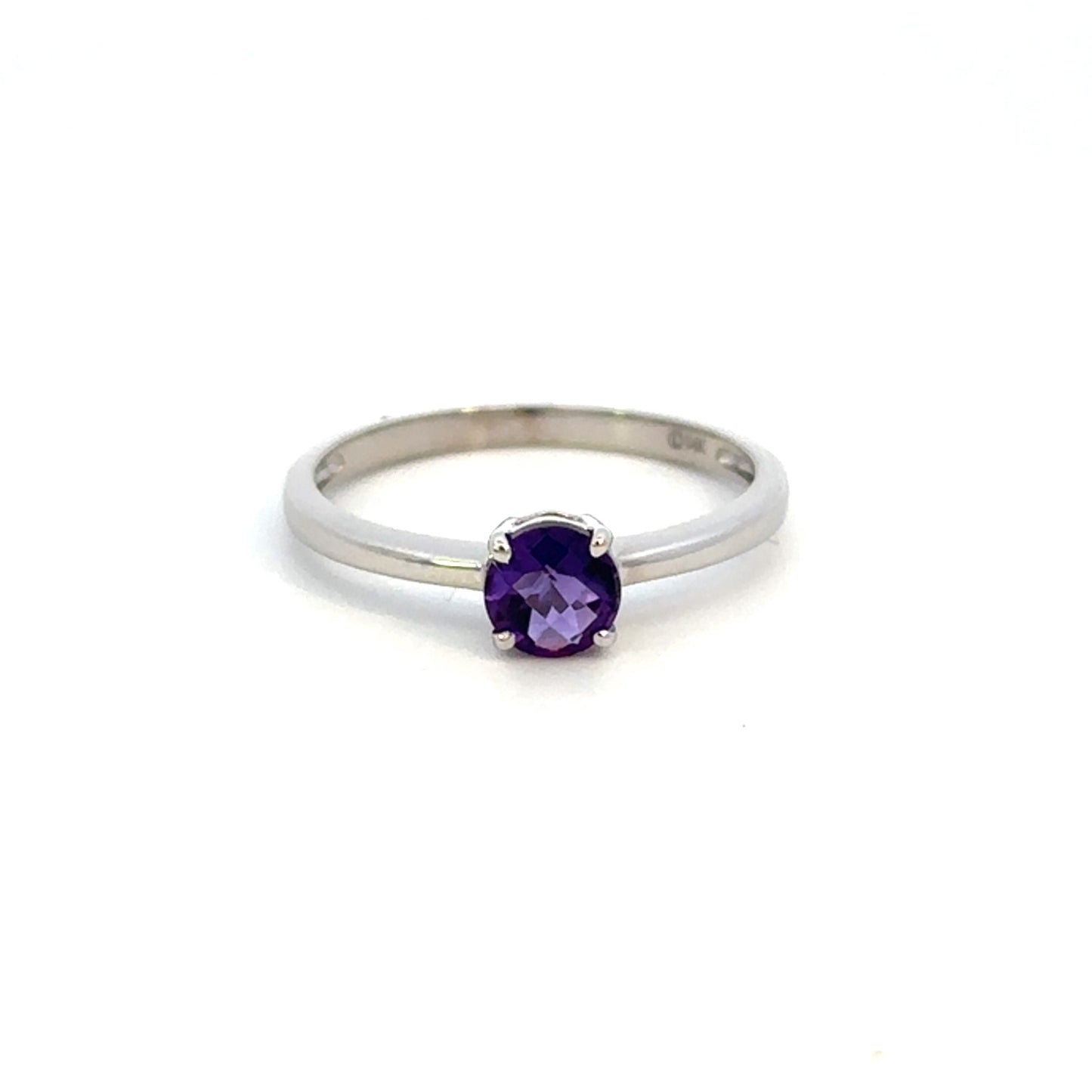 Round Amethyst Ring