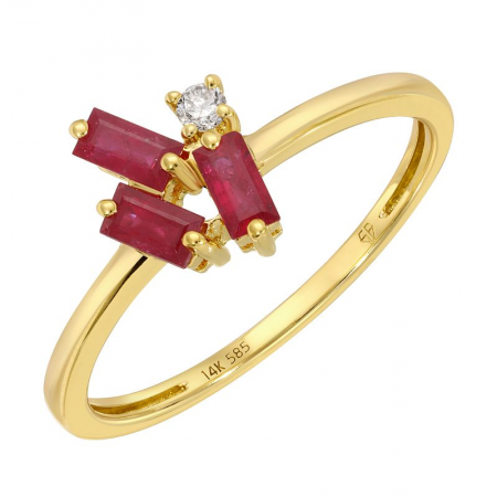 Ruby and Diamond Ring