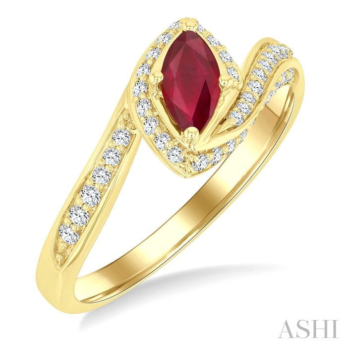 Ruby and Diamond Ring