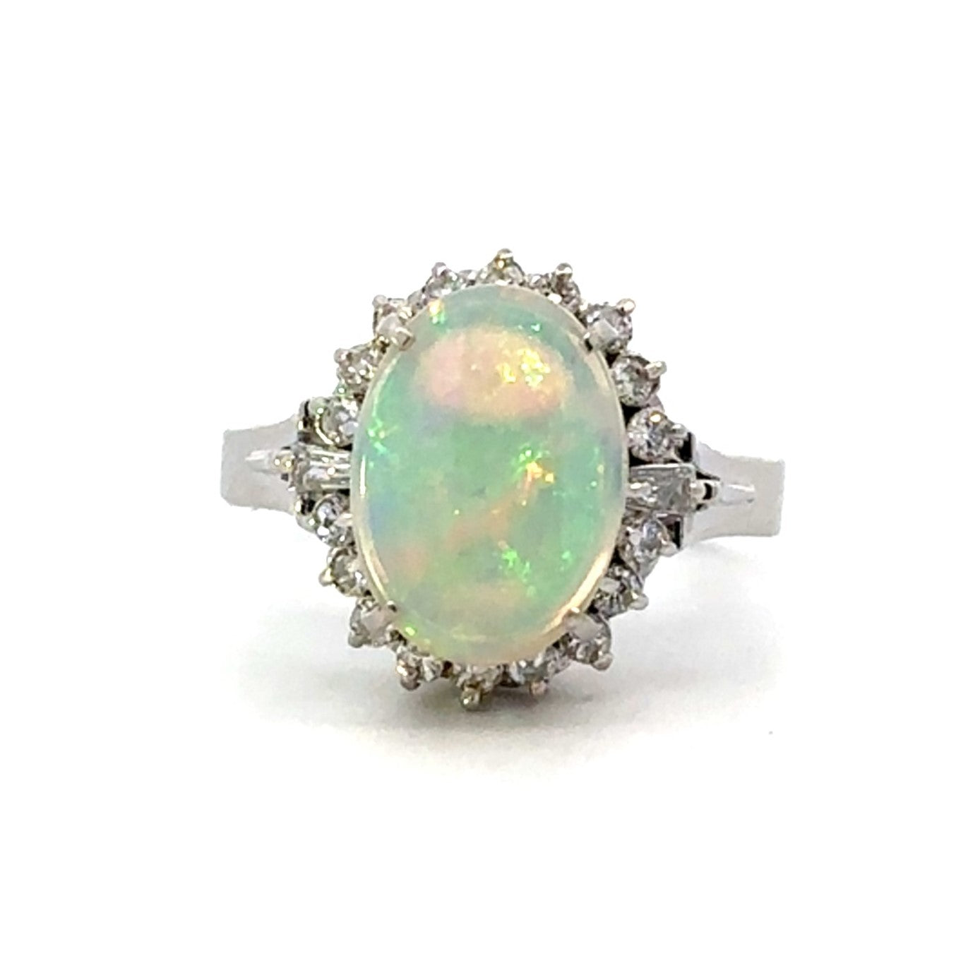 Oval Opal Estate Ring