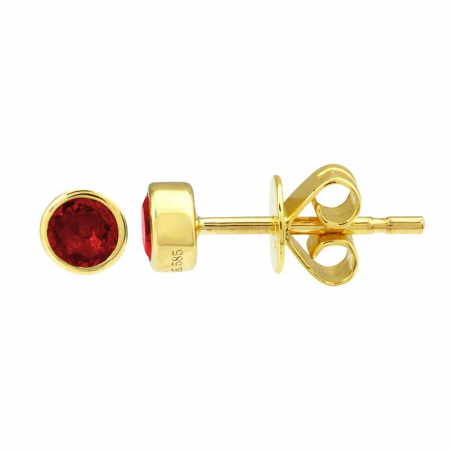 Ruby Stud Earrings