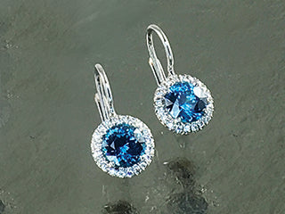 Colored Stone Earring