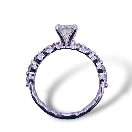 Classic Brilliant Cut Diamond Engagement Ring