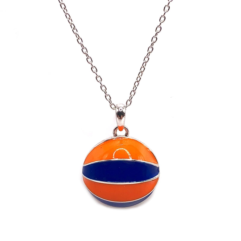 SU Basketball Sterling Silver Pendant