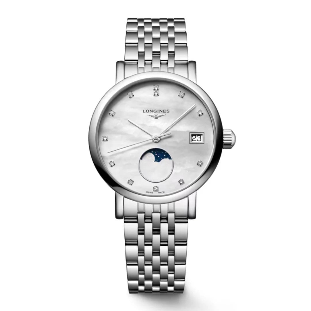 Longines Elegant Collection Moonphase Watch