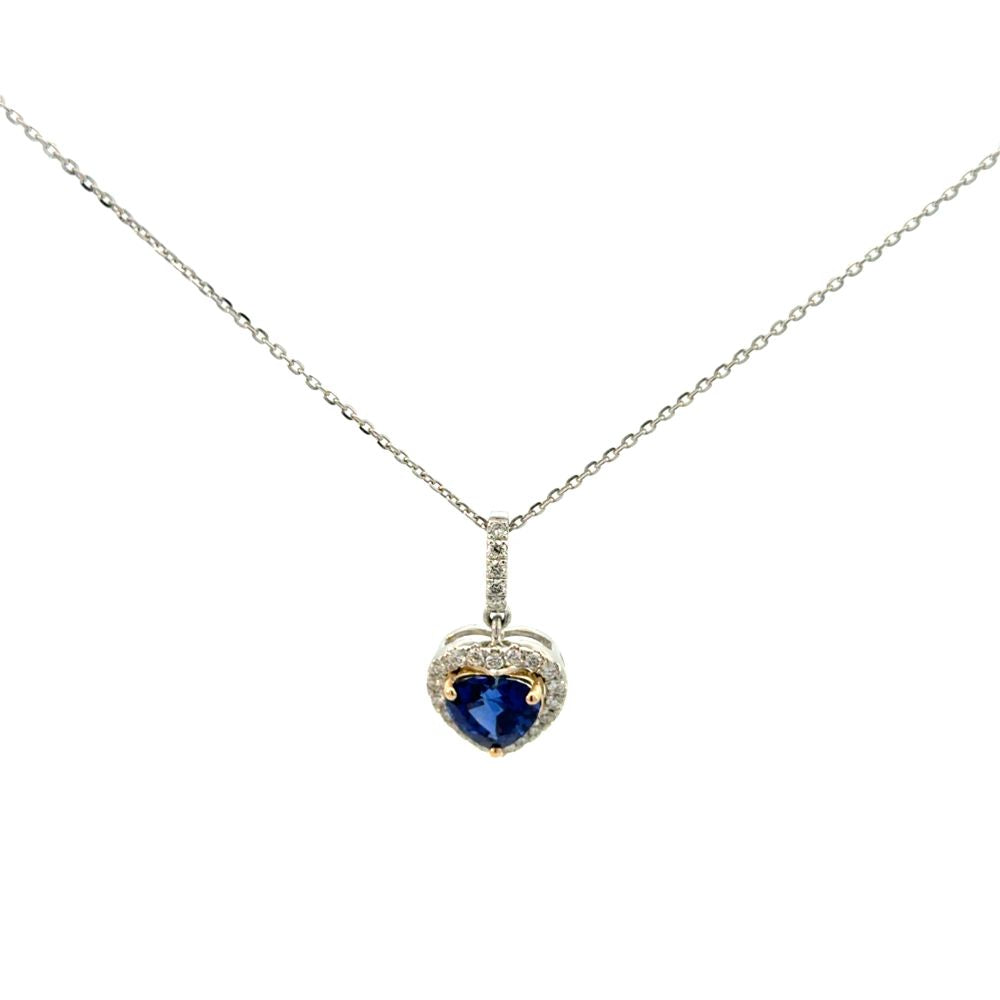 Sapphire and Diamond Pendant