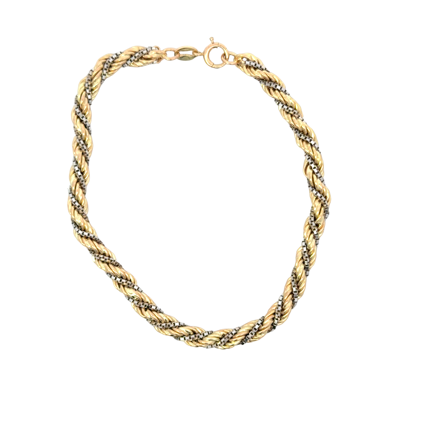 Estate Rope / Box 8" Bracelet