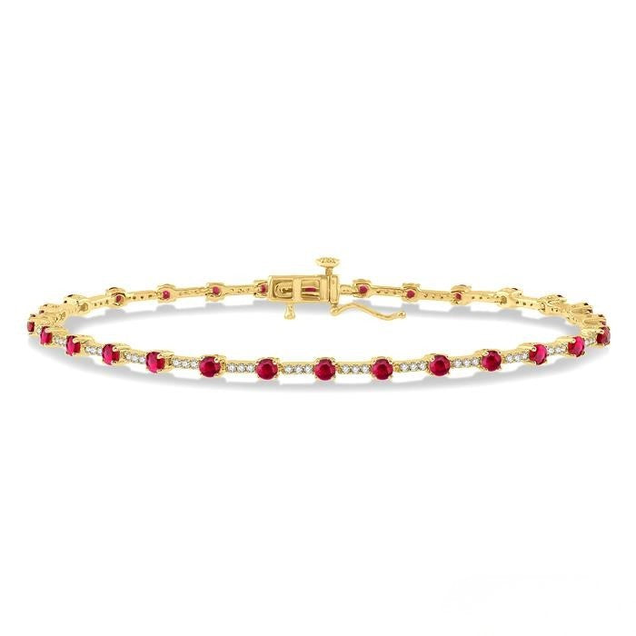 Ruby and Diamond Bracelet