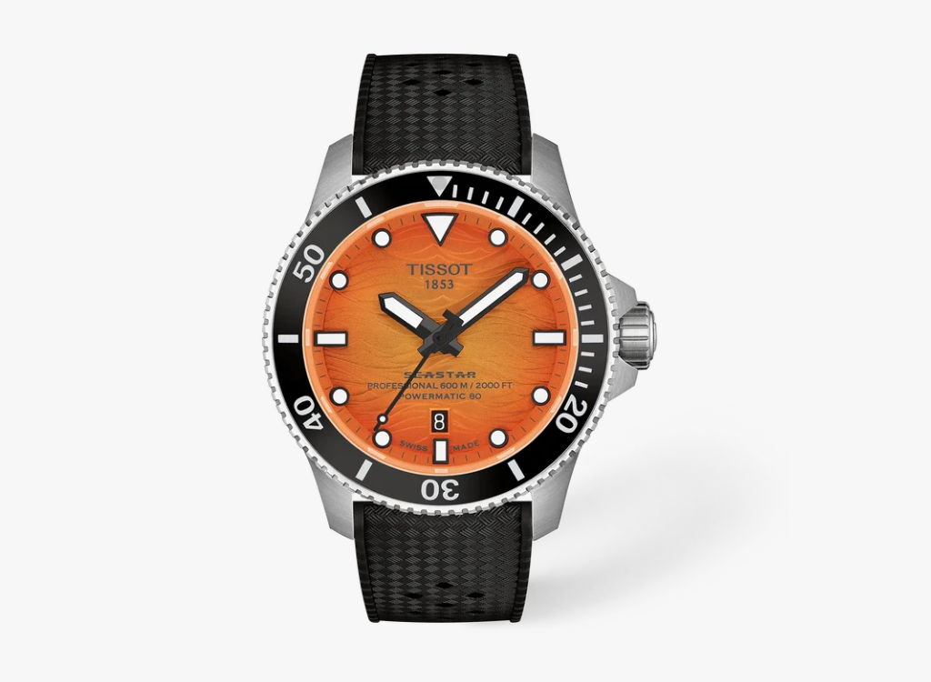 Tissot Seastar 2000 44mm Orange Dial