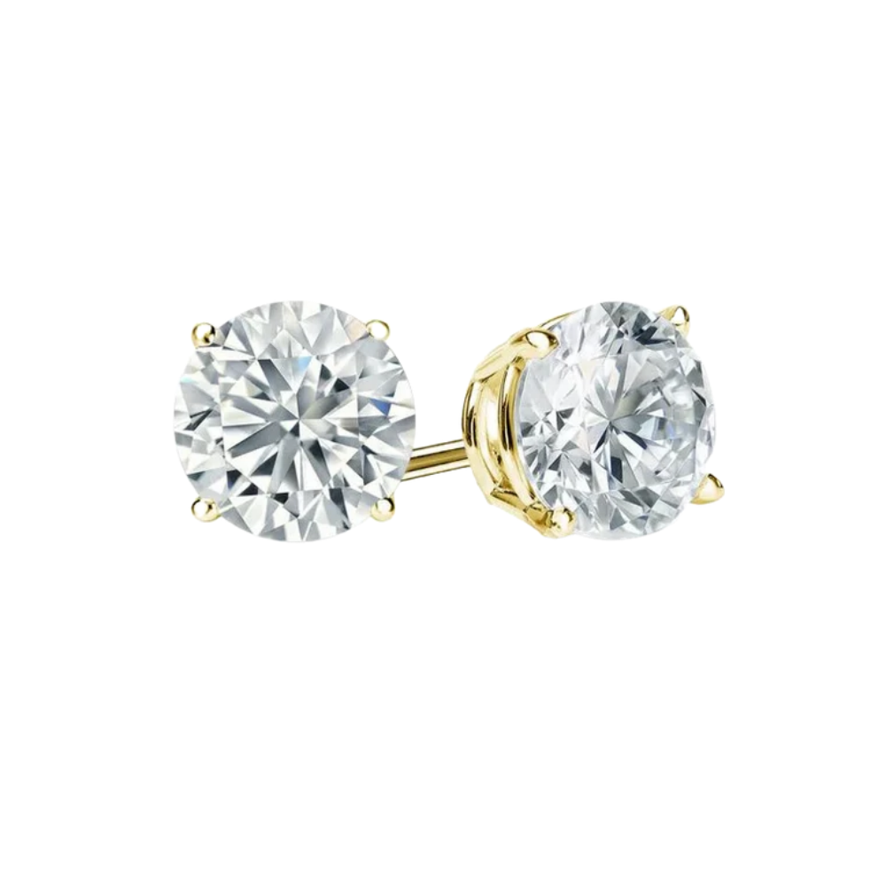 .51 Ctw Diamond Studs