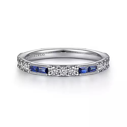 Sapphire and Diamond Band
