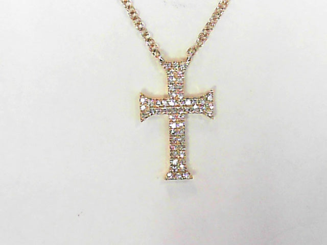 Shy Pave Diamond Necklace