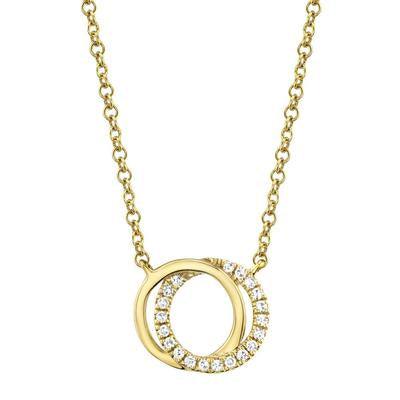 Diamond Nklace/Pendant - Multi Stone