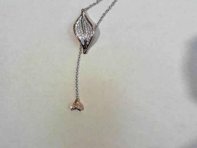Simon G. Diamond Leaf Pendant