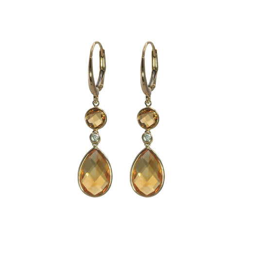 Colored Stone Earring