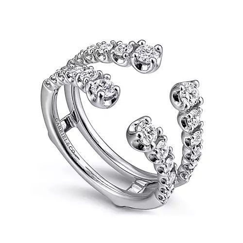 Gabriel and Co.Diamond Open Insert Band