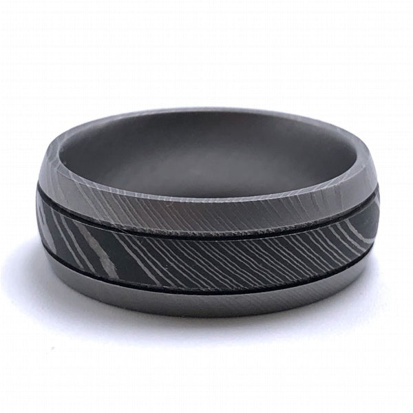 Damascus Wedding Band