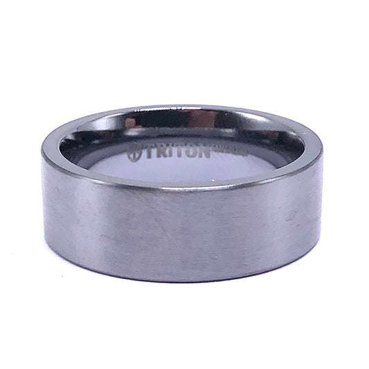 Brush Finish Tantalum Wedding Band