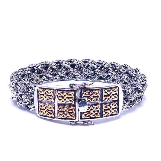 Keith Jack Norse Forge Dragon Weave Bracelet