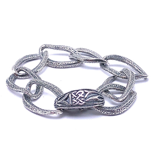 Keith Jack Norse Forge Dragon Weave Bracelet