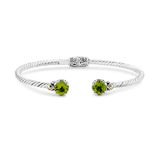 Sterling Silver Peridot Bracelet