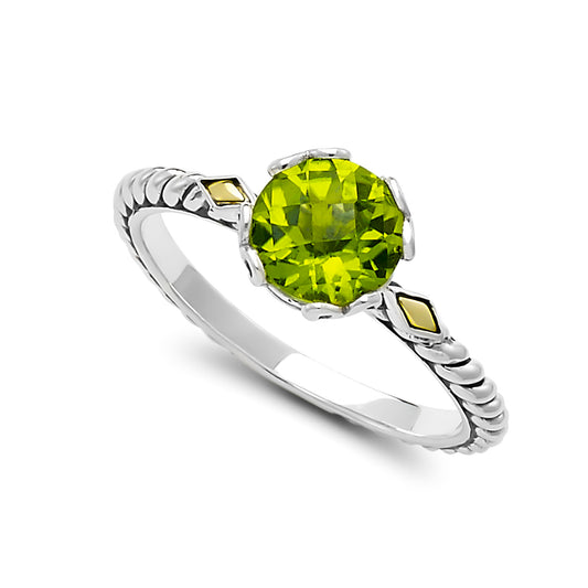 Sterling Silver Peridot Ring