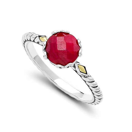 Sterling Ruby Silver Ring