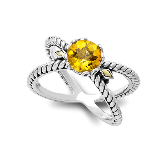 Sterling Silver Citrine Ring