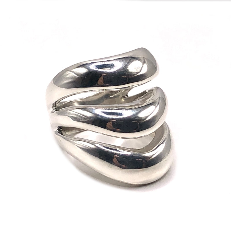 Wave Sterling Silver Ring