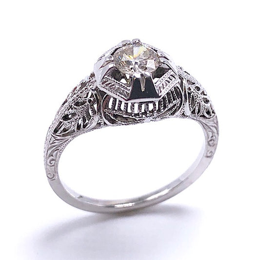 Estate Diamond Engagement Ring