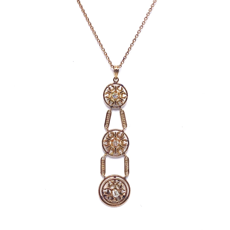 Estate Jewelry Diamond Pendant