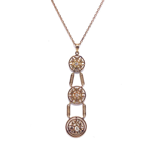 Estate Jewelry Diamond Pendant