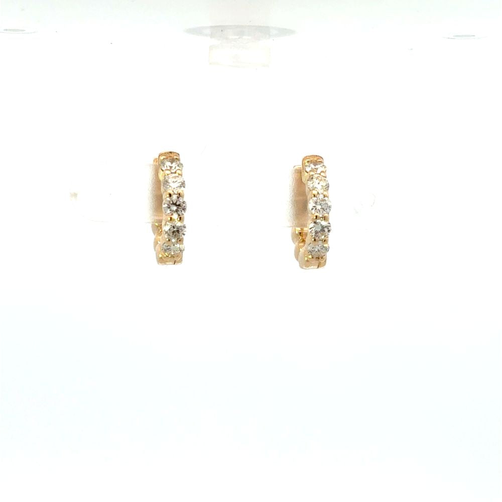Diamond Hoop Earrings