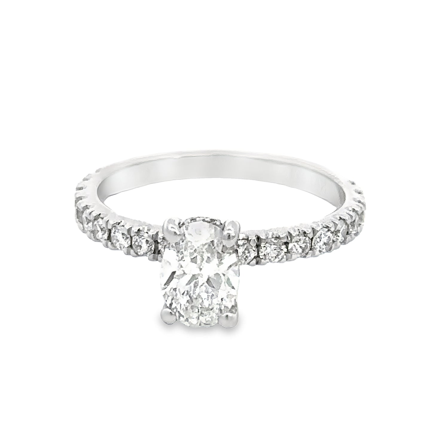 Oval Diamond Engagement Ring