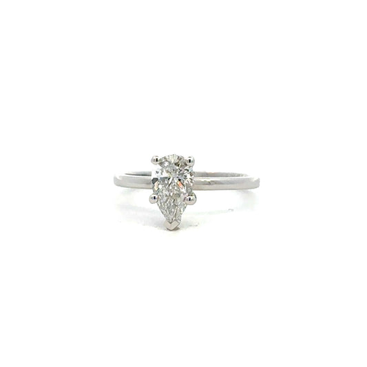 Pear Diamond Engagement Ring