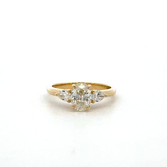 Oval Diamond Engagement Ring