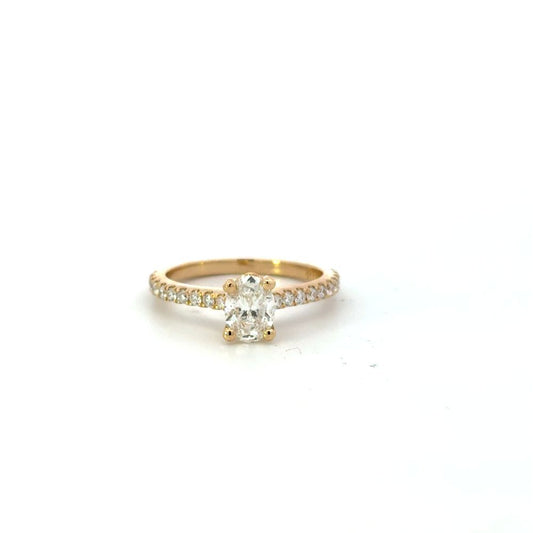 Oval Diamond Engagement Ring